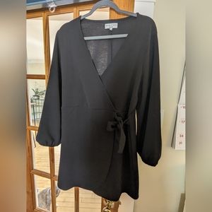 Madewell Texture+ thread wrap dress